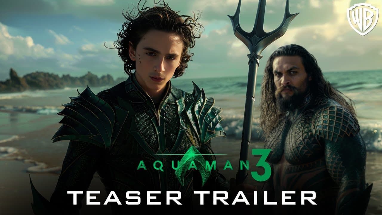 Cover Image for Aquaman 3 (2025) – FIRST TRAILER | Timothee Chalamet, Jason Momoa – Warner Bros